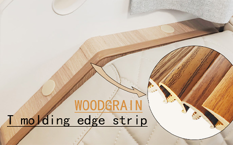 wood grain t molding for campervan