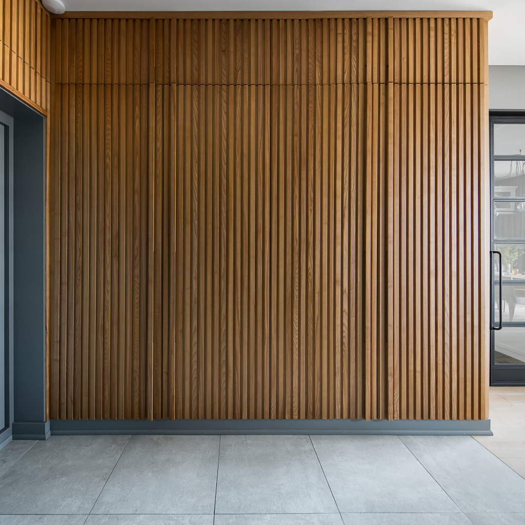 grooved wpc interior wall panel