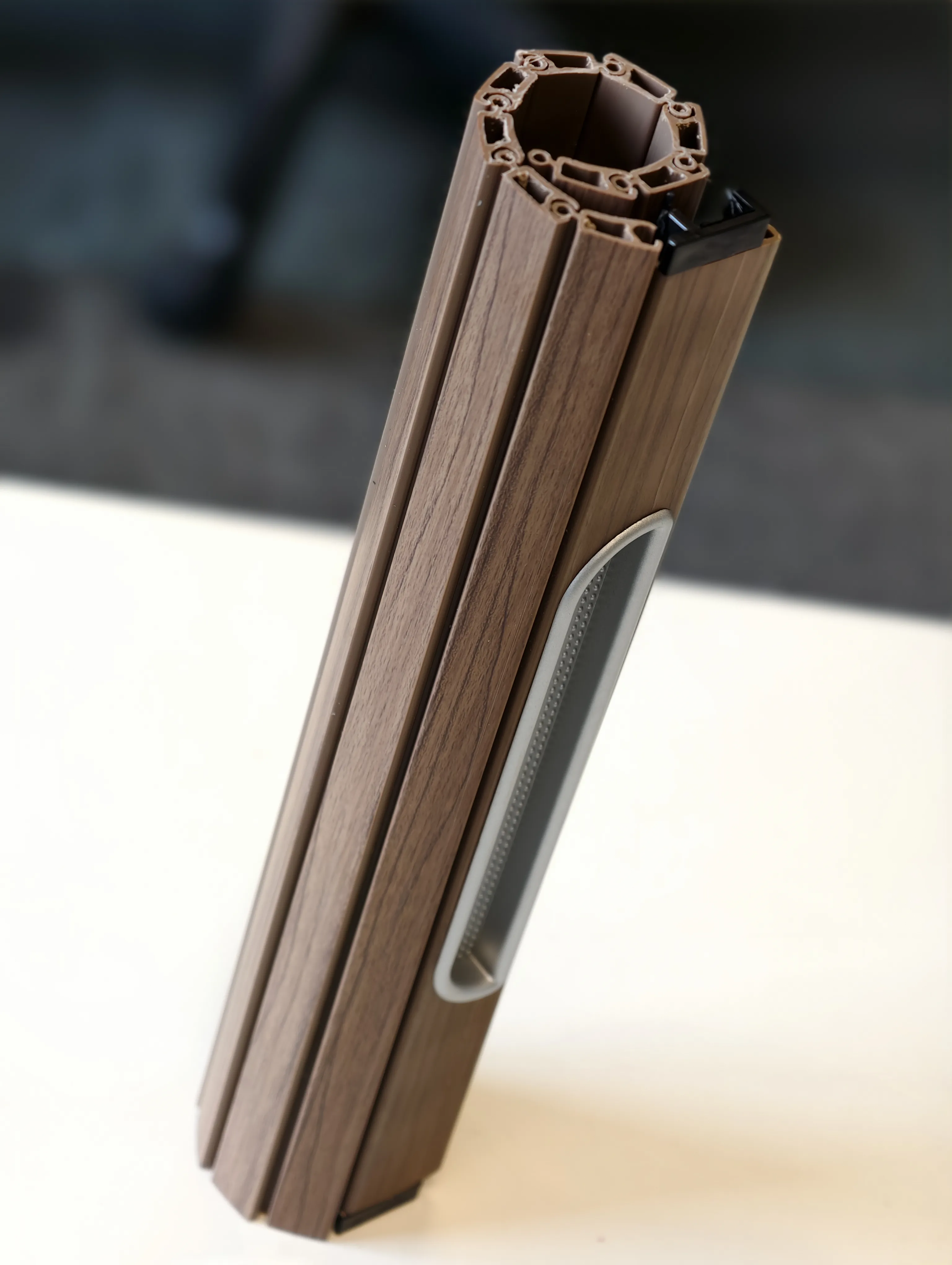 2024 Newest Walnut Wood Color Tambour Door, Customized for Your Camper Wood Cabinet, Aesthetically and Durable