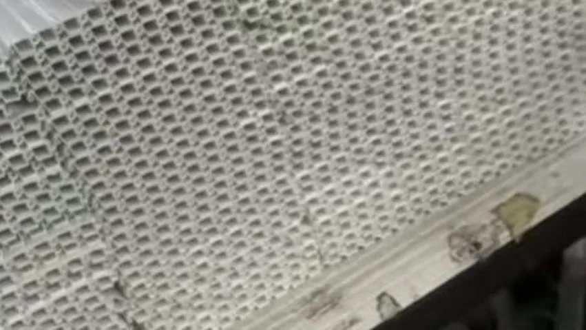 White roll up door